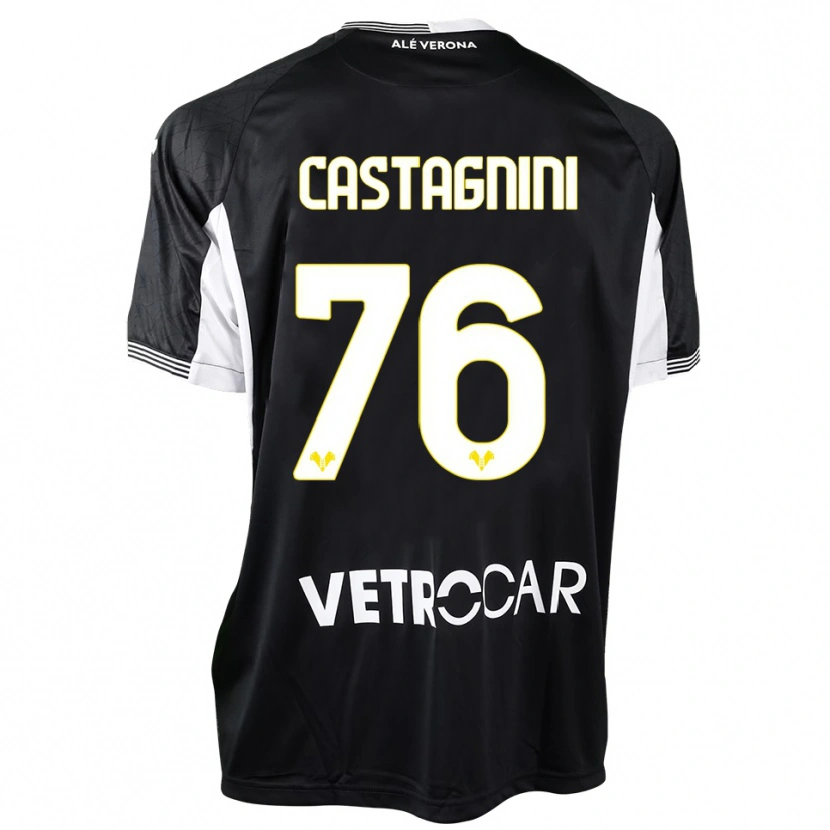 Danxen Damen Mirko Castagnini #76 Trikot Schwarz Weiß Torwarttrikot 2025/26 Schweiz