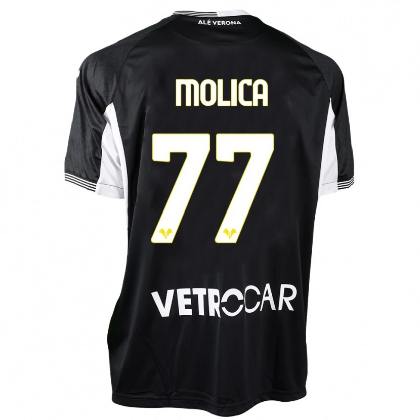 Danxen Damen Francesco Molica #77 Trikot Schwarz Weiß Torwarttrikot 2025/26 Schweiz
