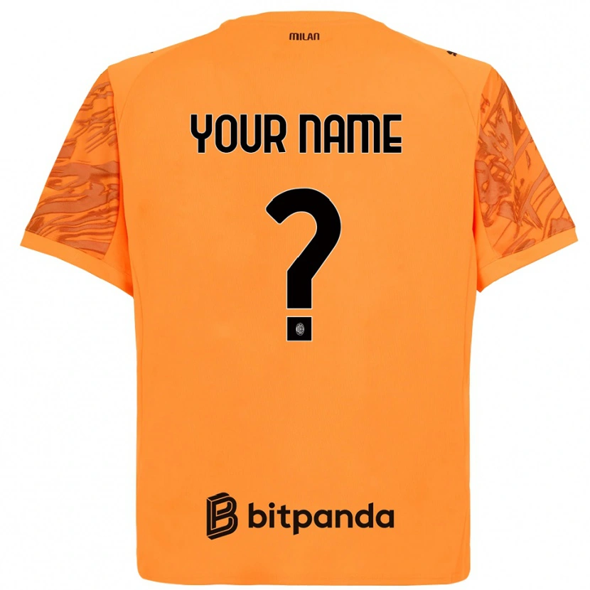 Danxen Damen AC Milan Trikot Orange Gelb Schwarz Torwarttrikot 2025/26 Schweiz
