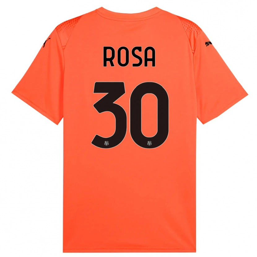 Danxen Damen Enrico Rosa #30 Trikot Orange Schwarz Torwarttrikot 2025/26 Schweiz