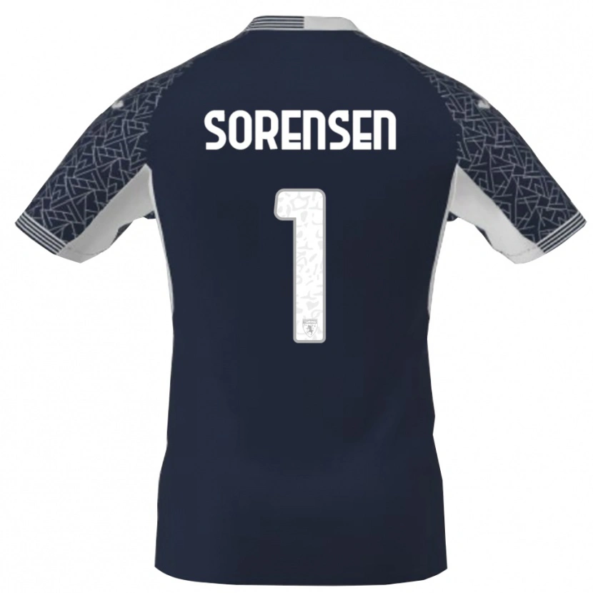 Danxen Damen Ben Sørensen #1 Trikot Blau Schwarz Weiß Torwarttrikot 2025/26 Schweiz