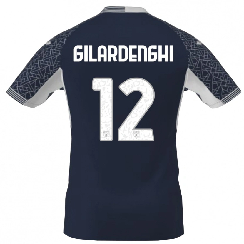 Danxen Damen Riccardo Gilardenghi #12 Trikot Blau Schwarz Weiß Torwarttrikot 2025/26 Schweiz