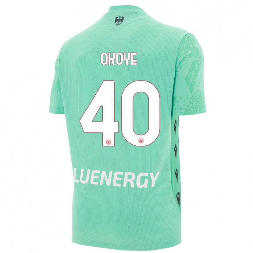Danxen Damen Maduka Okoye #40 Trikot Aquamarin Schwarz Torwarttrikot 2025/26 Schweiz
