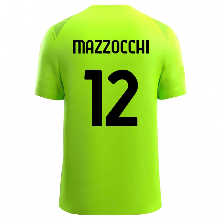 Danxen Damen Alessandro Mazzocchi #12 Trikot Rasen Grün Schwarz Torwarttrikot 2025/26 Schweiz