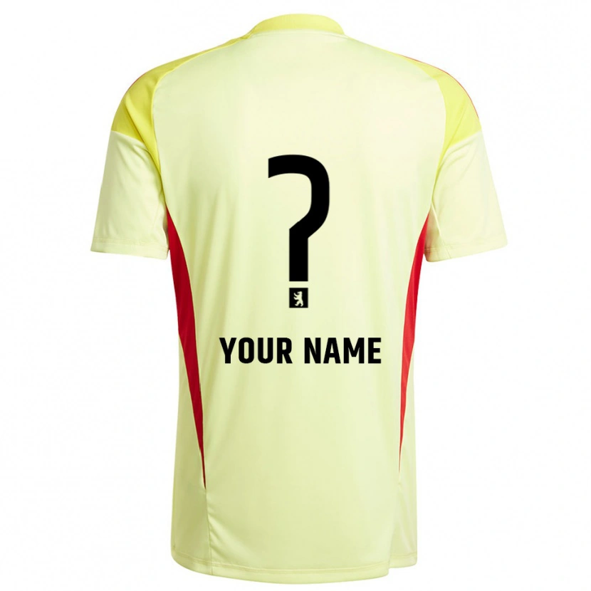 Danxen Damen 1. FC Union Berlin Trikot Hellgelb Schwarz Torwarttrikot 2025/26 Schweiz