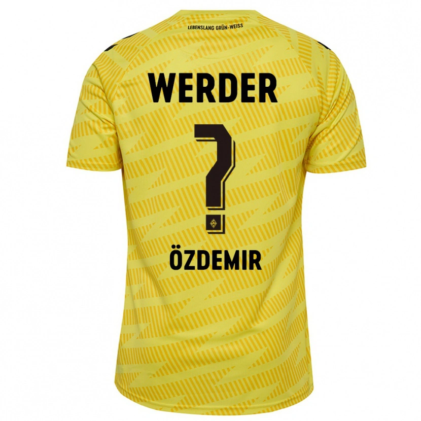 Danxen Damen Sinem Özdemir #0 Trikot Gelb Schwarz Torwarttrikot 2025/26 Schweiz