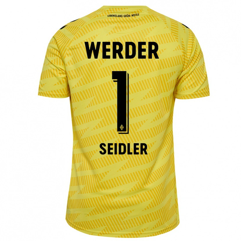 Danxen Damen Calvin Seidler #1 Trikot Gelb Schwarz Torwarttrikot 2025/26 Schweiz