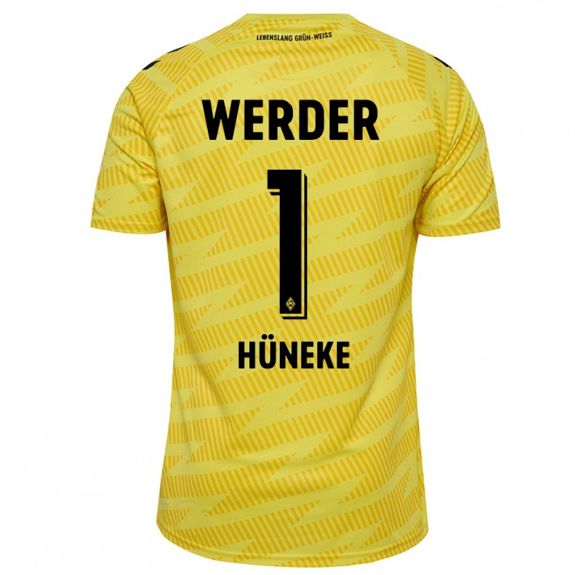Danxen Damen Win Hüneke #1 Trikot Gelb Schwarz Torwarttrikot 2025/26 Schweiz