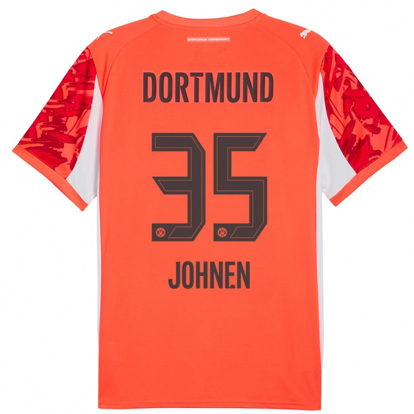 Danxen Damen Marcel Johnen #35 Trikot Rot Orange Torwarttrikot 2025/26 Schweiz