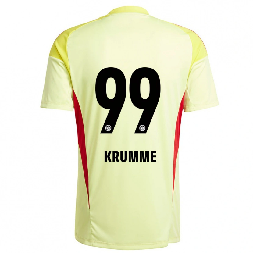 Danxen Damen Janne Krumme #99 Trikot Hellgelb Schwarz Torwarttrikot 2025/26 Schweiz
