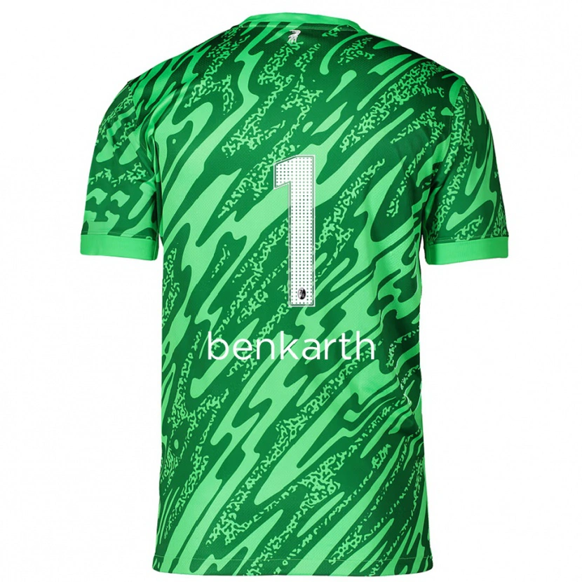 Danxen Damen Laura Benkarth #1 Trikot Grün Weiß Torwarttrikot 2025/26 Schweiz