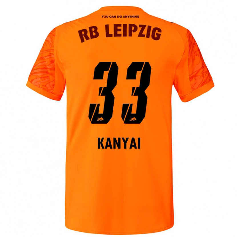 Danxen Damen János Kányai #33 Trikot Orange Rot Torwarttrikot 2025/26 Schweiz
