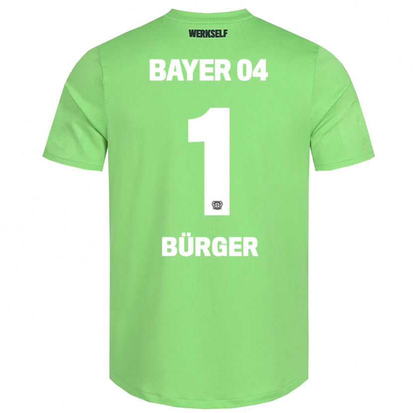 Danxen Damen Elias Bürger #1 Trikot Hellgrün Weiß Torwarttrikot 2025/26 Schweiz