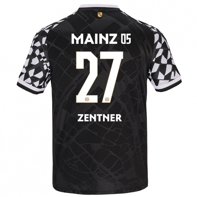 Danxen Damen Robin Zentner #27 Trikot Schwarz Weiß Torwarttrikot 2025/26 Schweiz