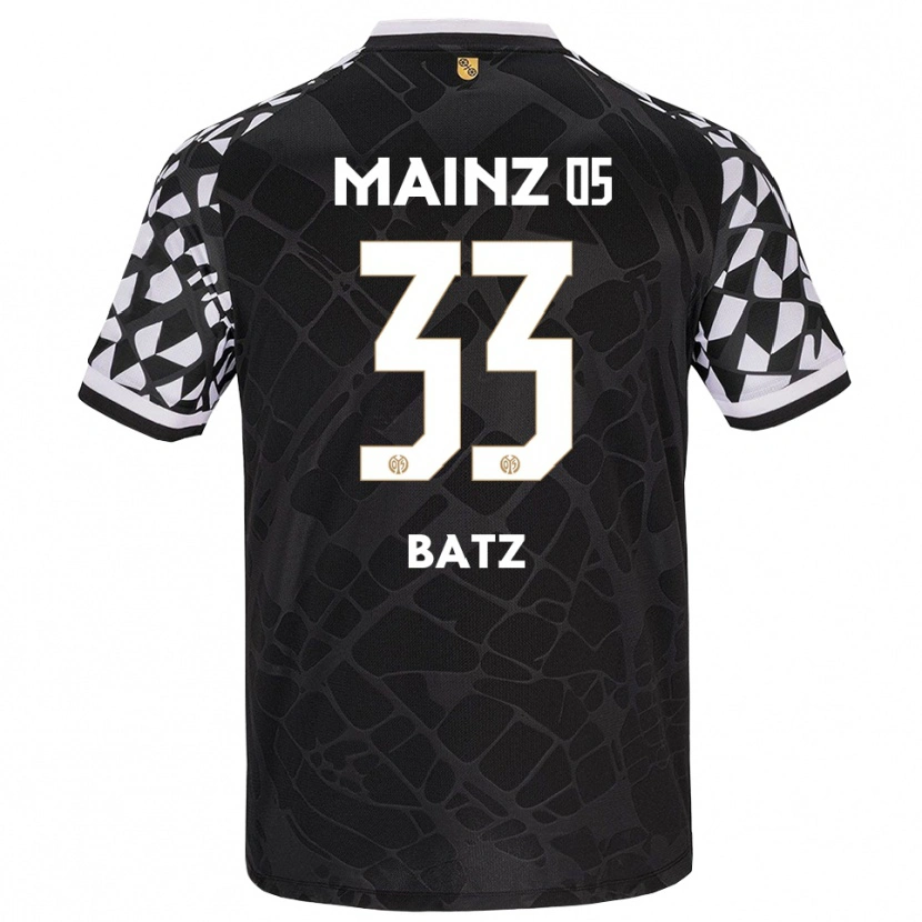 Danxen Damen Daniel Batz #33 Trikot Schwarz Weiß Torwarttrikot 2025/26 Schweiz