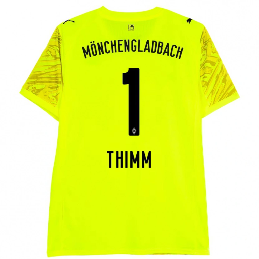 Danxen Damen Joshua Thimm #1 Trikot Gelb Schwarz Torwarttrikot 2025/26 Schweiz