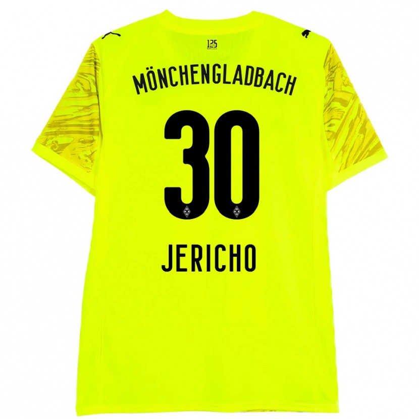 Danxen Damen Aidan Jericho #30 Trikot Gelb Schwarz Torwarttrikot 2025/26 Schweiz