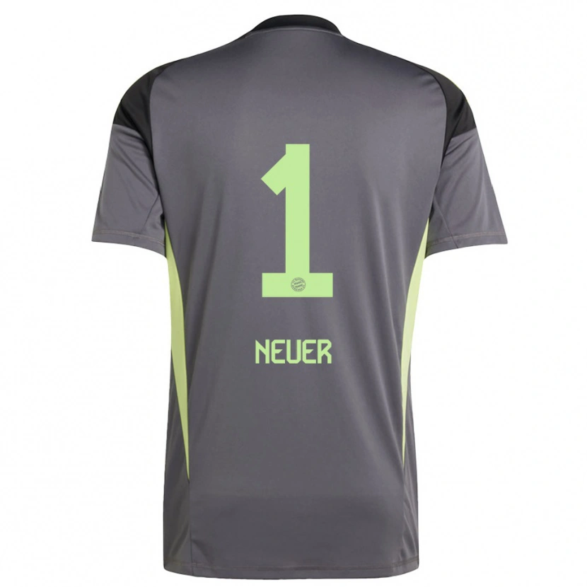 Danxen Damen Manuel Neuer #1 Trikot Schwarz Grün Gelb Torwarttrikot 2025/26 Schweiz