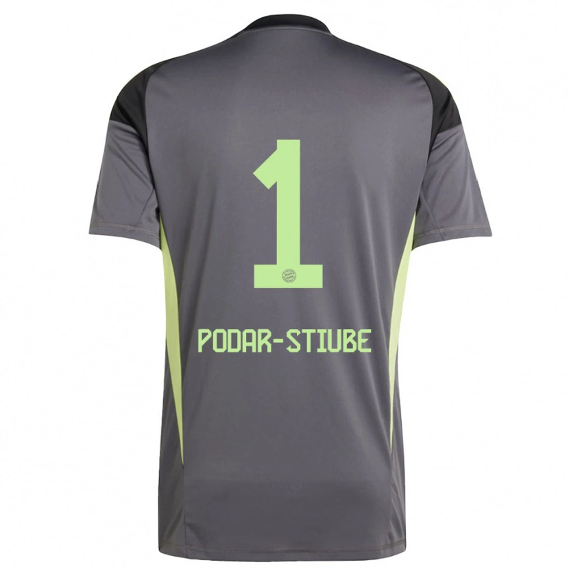 Danxen Damen David Podar-Stiube #1 Trikot Schwarz Grün Gelb Torwarttrikot 2025/26 Schweiz