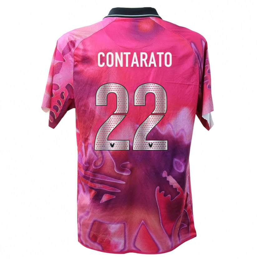 Danxen Damen Ettore Contarato #22 Trikot Tiefes Pink Torwarttrikot 2025/26 Schweiz