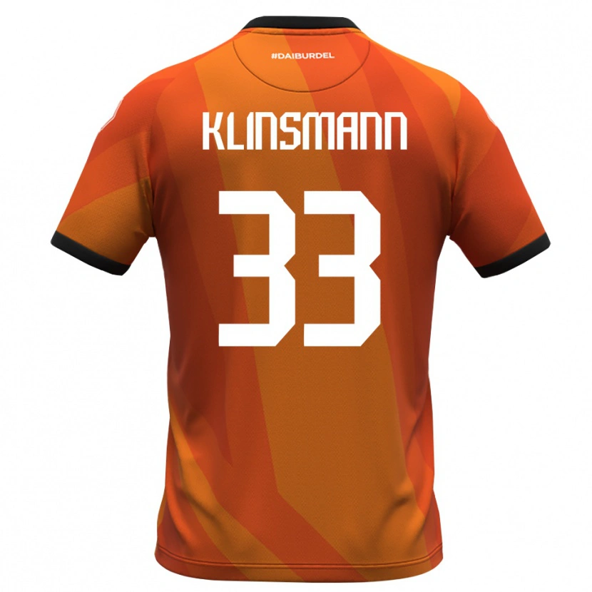 Danxen Damen Jonathan Klinsmann #33 Trikot Koralle Weiß Schwarz Torwarttrikot 2025/26 Schweiz