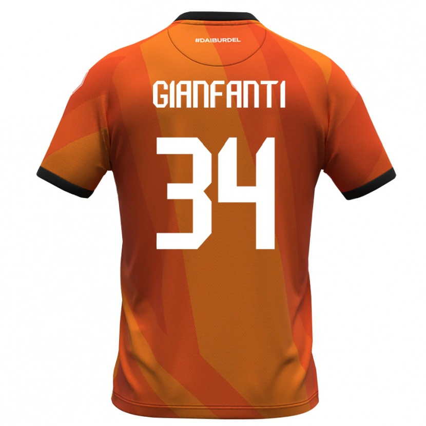 Danxen Damen Simone Gianfanti #34 Trikot Koralle Weiß Schwarz Torwarttrikot 2025/26 Schweiz