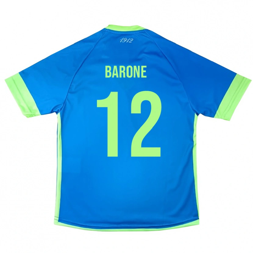 Danxen Damen Filippo Barone #12 Trikot Blau Grün Gelb Torwarttrikot 2025/26 Schweiz