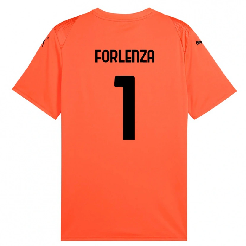 Danxen Damen Carlo Forlenza #1 Trikot Orange Schwarz Torwarttrikot 2025/26 Schweiz
