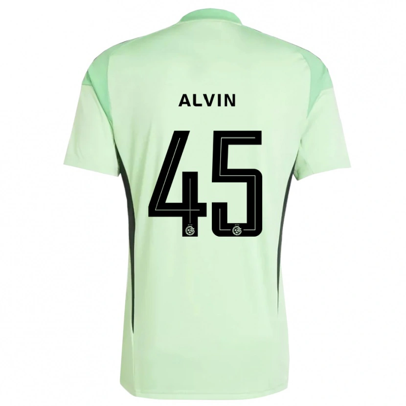 Danxen Damen Glenn Alvin #45 Trikot Hellgrün Schwarz Torwarttrikot 2025/26 Schweiz