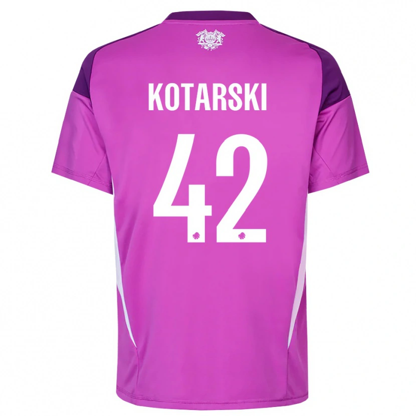 Danxen Damen Dominik Kotarski #42 Trikot Flieder Lila Weiß Torwarttrikot 2025/26 Schweiz