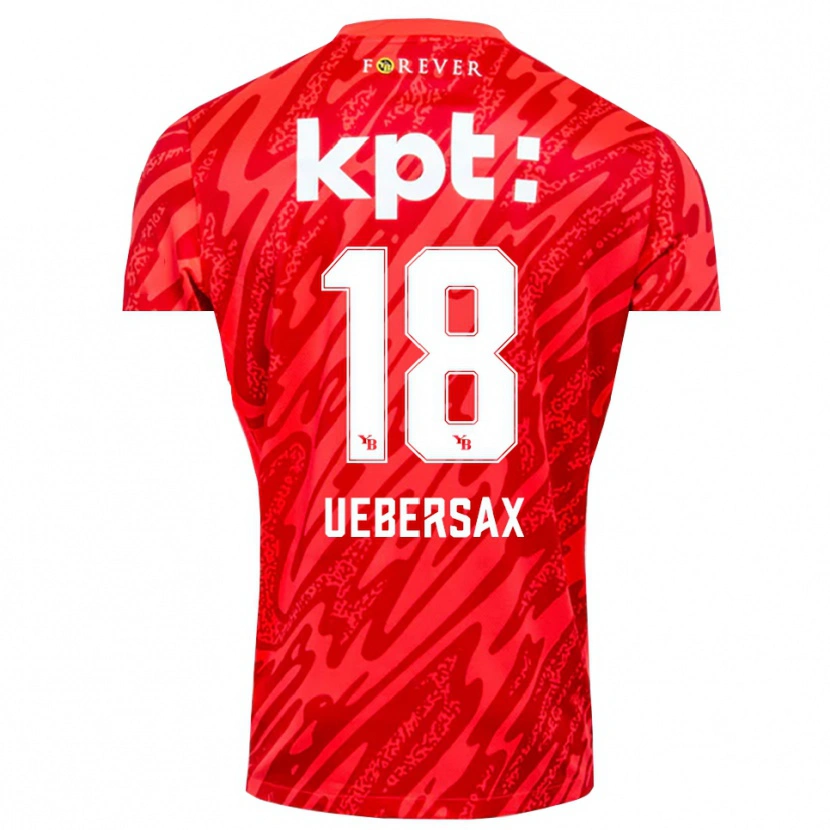 Danxen Damen Jan Uebersax #18 Trikot Rot Weiß Torwarttrikot 2025/26 Schweiz