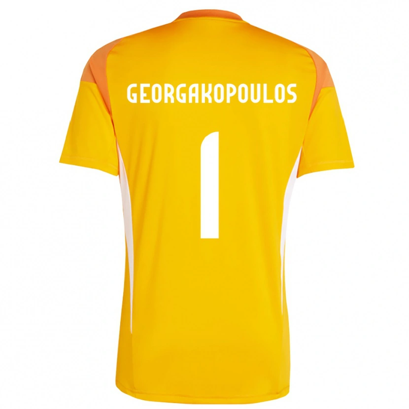 Danxen Damen Iason Georgakopoulos #1 Trikot Orange Weiß Torwarttrikot 2025/26 Schweiz