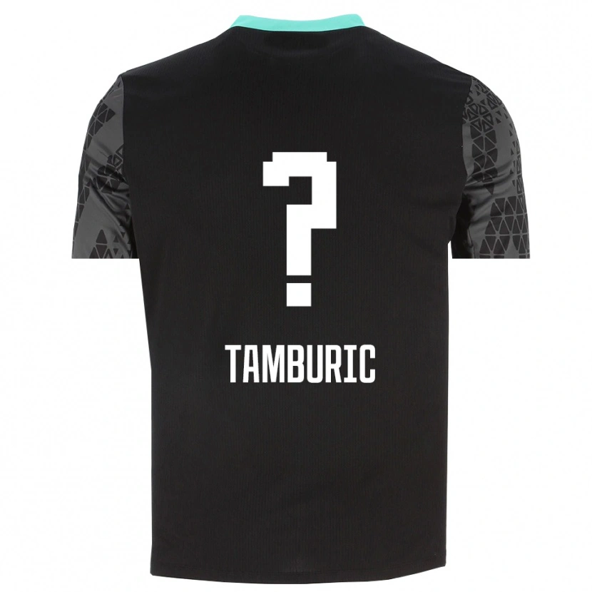 Danxen Damen Vukasin Tamburic #0 Trikot Dunkelgrau Schwarz Torwarttrikot 2025/26 Schweiz