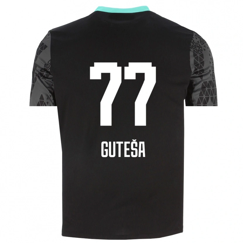 Danxen Damen Ivan Guteša #77 Trikot Dunkelgrau Schwarz Torwarttrikot 2025/26 Schweiz