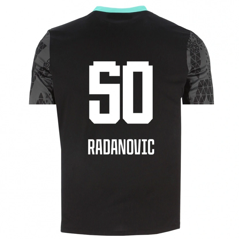 Danxen Damen Savo Radanovic #50 Trikot Dunkelgrau Schwarz Torwarttrikot 2025/26 Schweiz