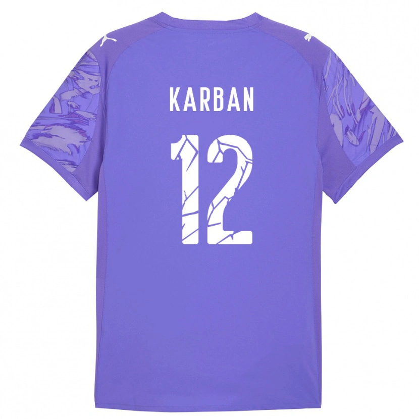 Danxen Damen Yevheniia Karban #12 Trikot Flieder Lila Torwarttrikot 2025/26 Schweiz