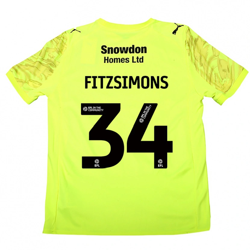 Danxen Damen Ross Fitzsimons #34 Trikot Leuchtendes Grün Torwarttrikot 2025/26 Schweiz