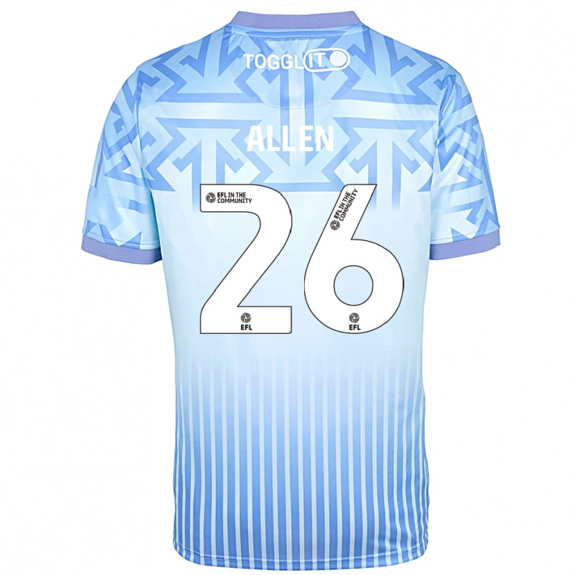 Danxen Damen Lauren Allen #26 Trikot Hellblau Weiß Torwarttrikot 2025/26 Schweiz