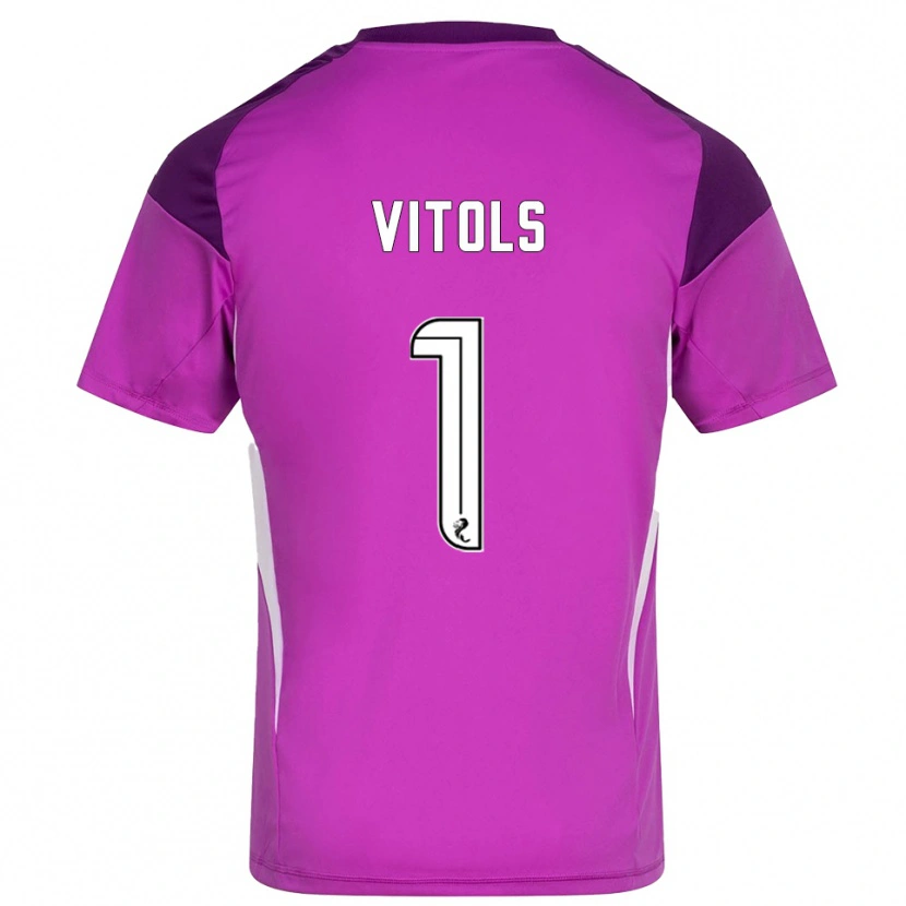 Danxen Damen Rodrigo Vitols #1 Trikot Violett Magenta Torwarttrikot 2025/26 Schweiz
