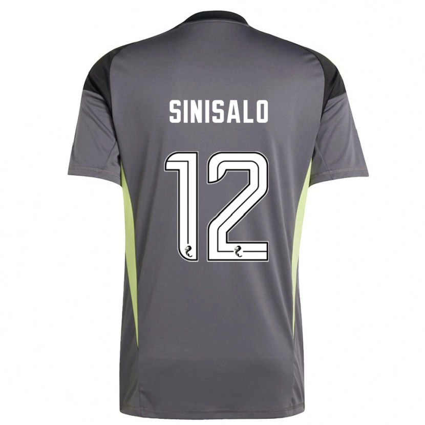 Danxen Damen Viljami Sinisalo #12 Trikot Grau Weiß Torwarttrikot 2025/26 Schweiz