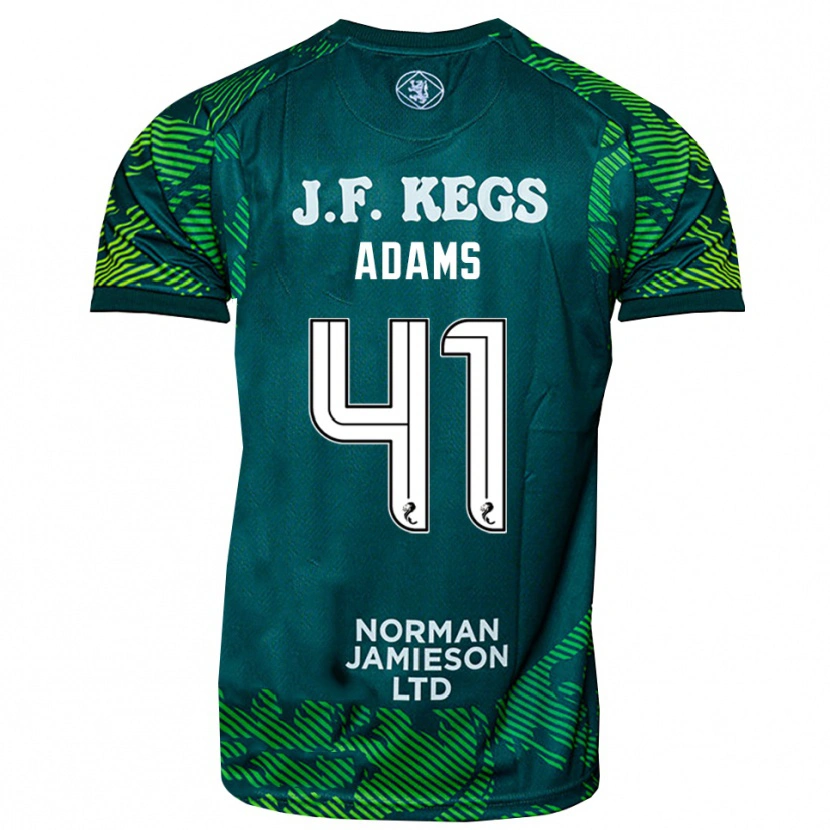 Danxen Damen Ruairidh Adams #41 Trikot Grün Weiß Torwarttrikot 2025/26 Schweiz