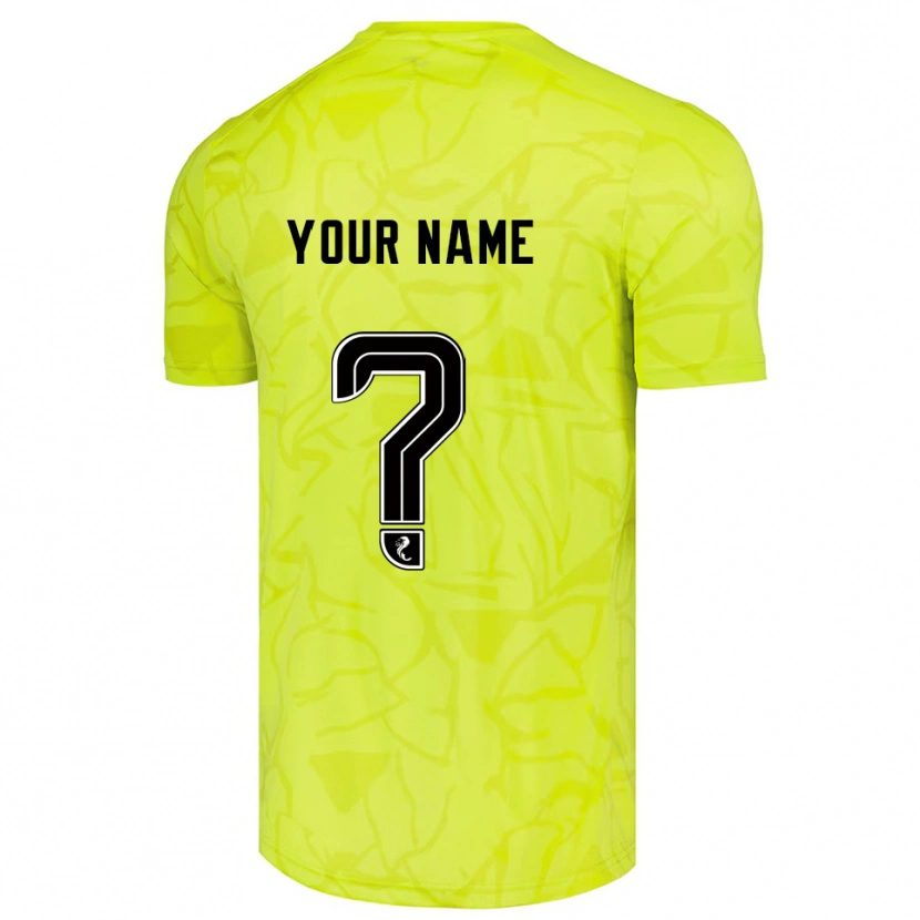 Danxen Damen Hibernian FC Trikot Gelb Schwarz Torwarttrikot 2025/26 Schweiz