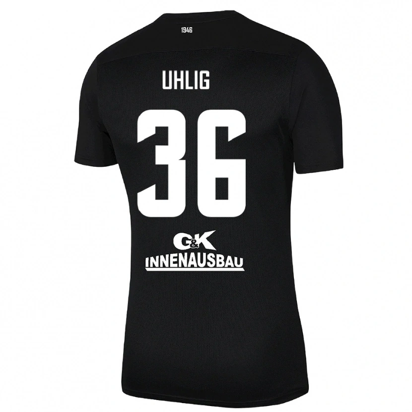 Danxen Damen Max Uhlig #36 Trikot Schwarz Weiß Torwarttrikot 2025/26 Schweiz