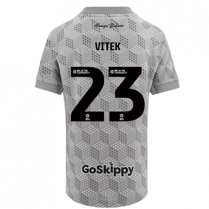 Danxen Damen Radek Vítek #23 Trikot Schwarz Grau Torwarttrikot 2025/26 Schweiz