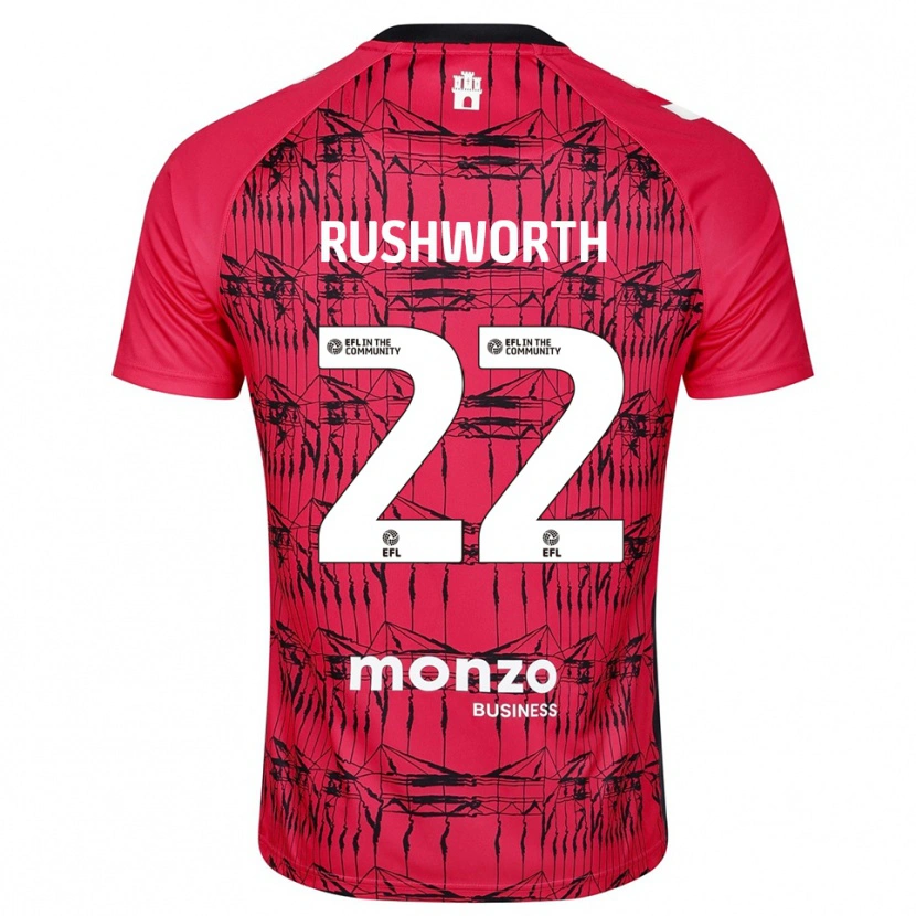 Danxen Damen Carl Rushworth #22 Trikot Rot Weiß Torwarttrikot 2025/26 Schweiz