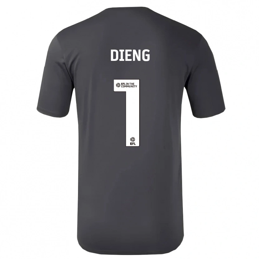 Danxen Damen Seny Dieng #1 Trikot Schwarz Weiß Torwarttrikot 2025/26 Schweiz