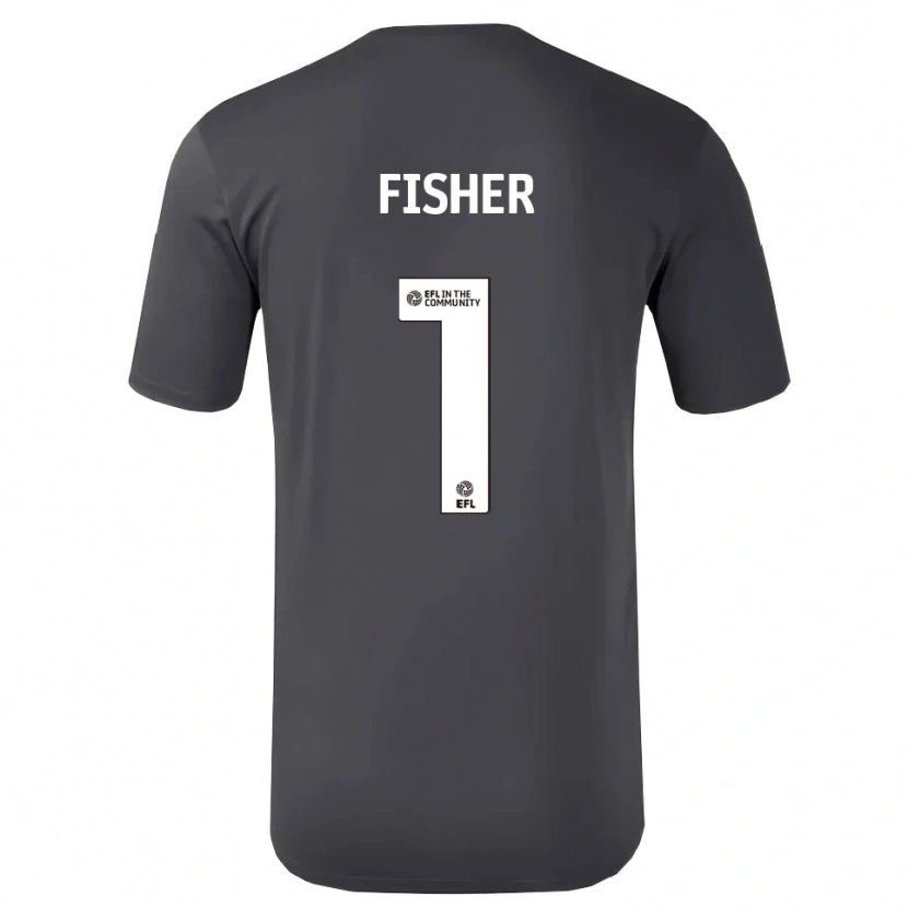 Danxen Damen Nathan Fisher #1 Trikot Schwarz Weiß Torwarttrikot 2025/26 Schweiz