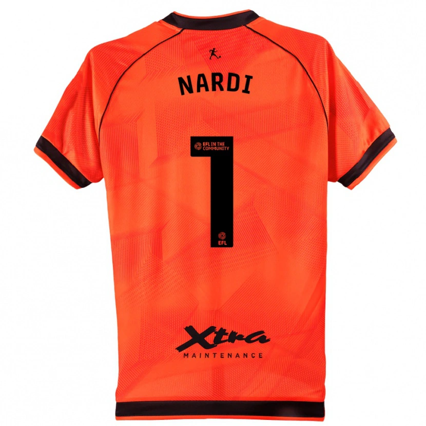 Danxen Damen Paul Nardi #1 Trikot Orange Schwarz Torwarttrikot 2025/26 Schweiz