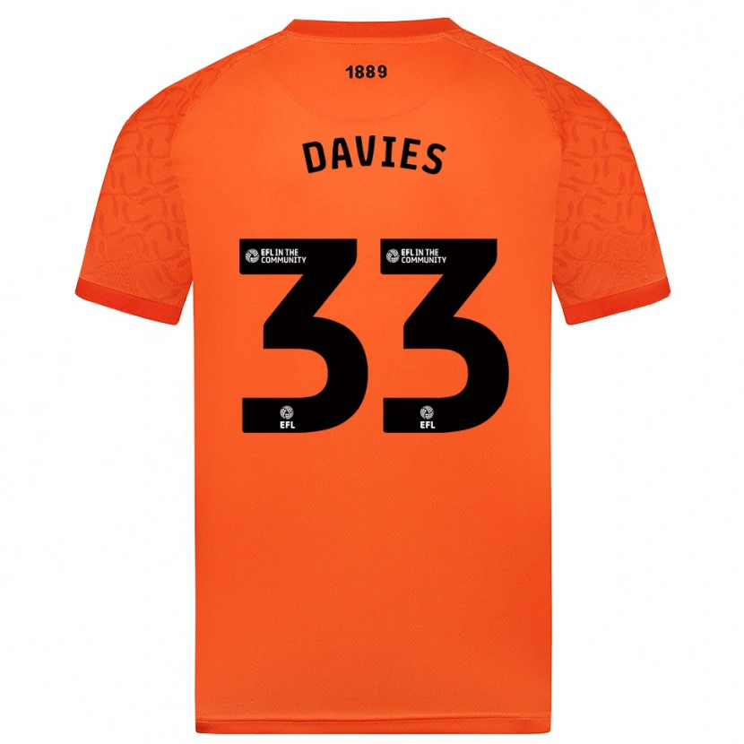 Danxen Damen Bethan Davies #33 Trikot Orange Schwarz Torwarttrikot 2025/26 Schweiz