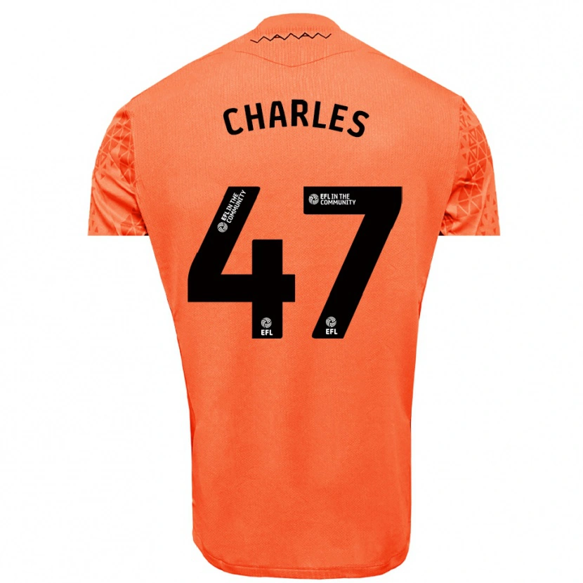 Danxen Damen Pierce Charles #47 Trikot Orange Schwarz Torwarttrikot 2025/26 Schweiz